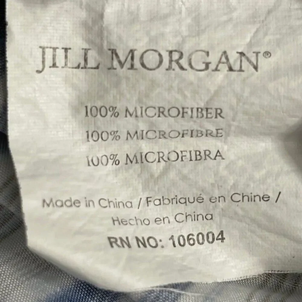 Jill Morgan 100% Microfiber Striped Fitted Sheet for Mattress - Queen